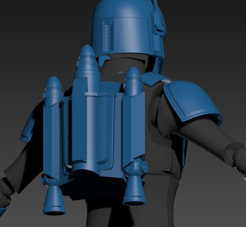 Deathwatch Mandalorian full size armor 3d print ready STL 3D print model_8