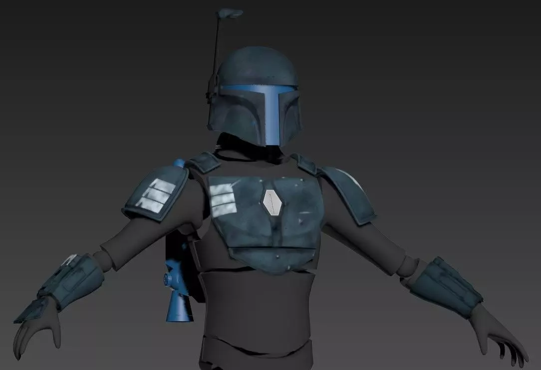 Deathwatch Mandalorian full size armor 3d print ready STL 3D print model_0