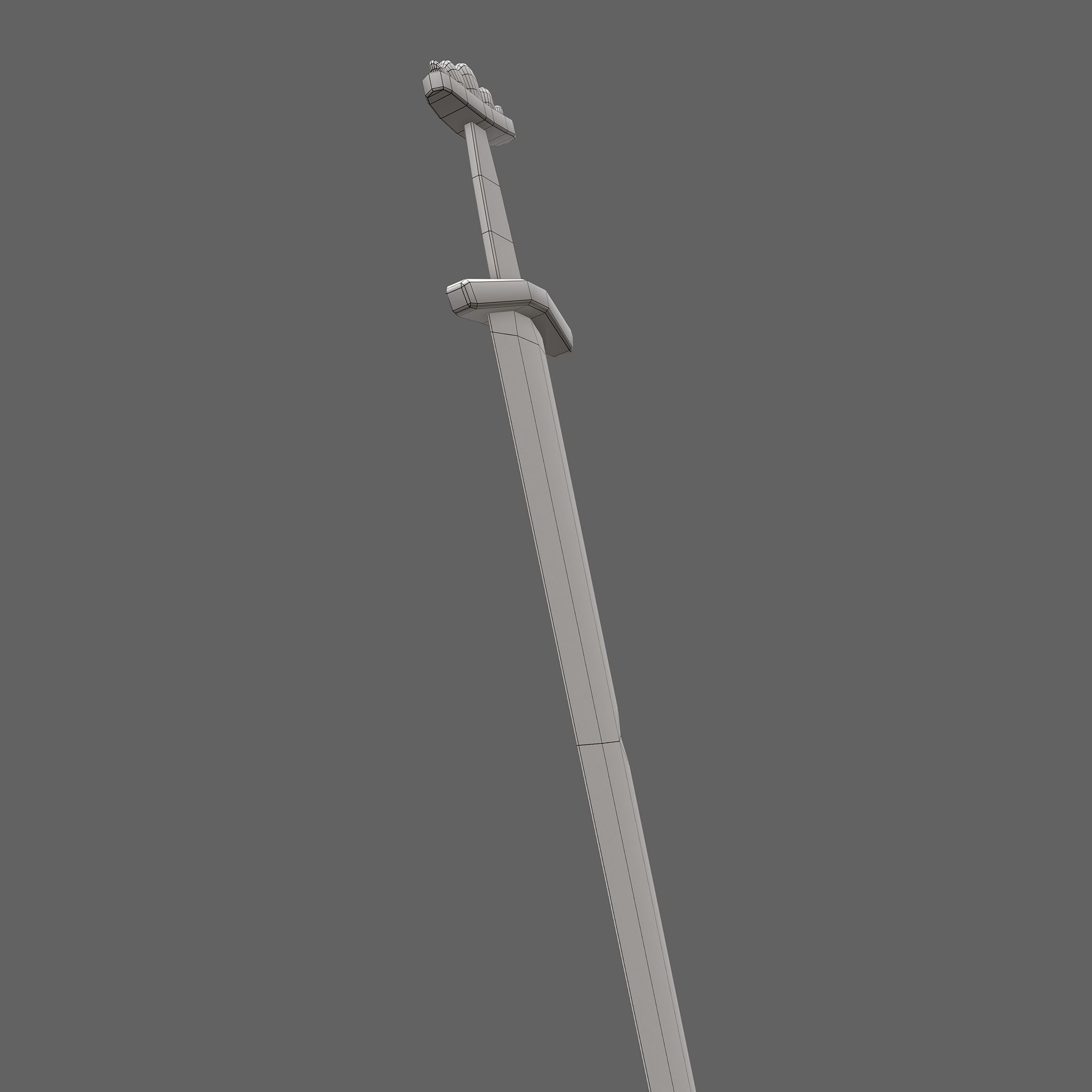 Viking Sword Inlaid Low-poly 3D model_34