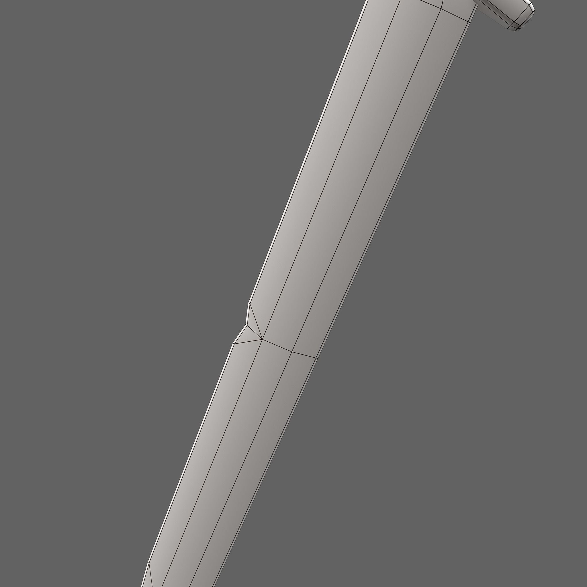 Viking Sword Inlaid Low-poly 3D model_29