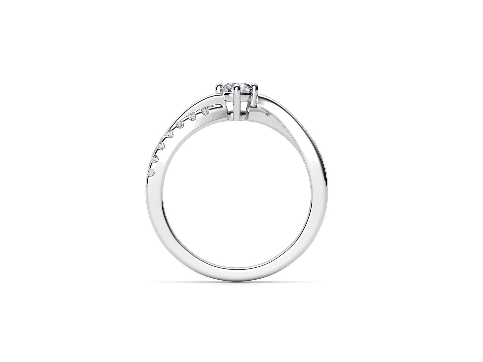 ZDR073 diamond engagement ring gold 3D print model_3