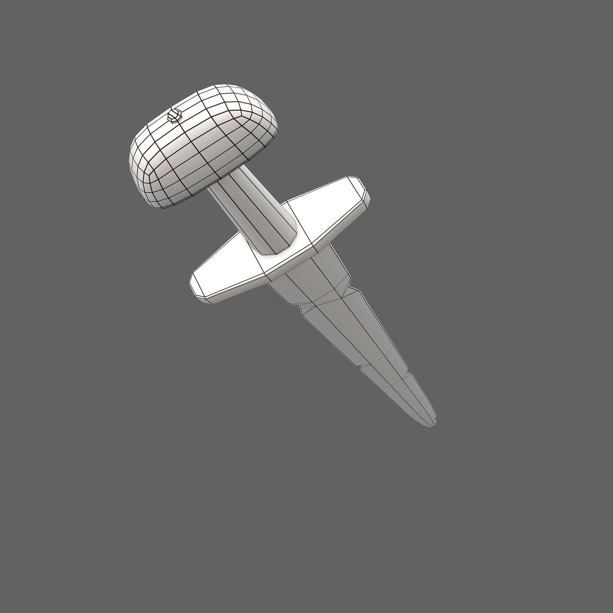 Viking Sword Wooden Hilt Low-poly 3D model_39