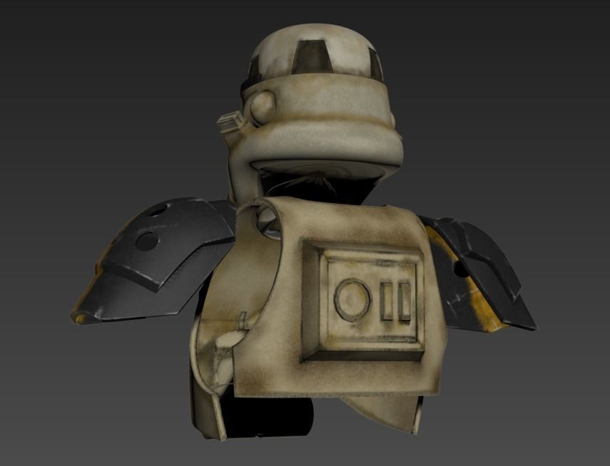 Imperial EVO trooper 15cm figure conversion 2021 3D print model_3