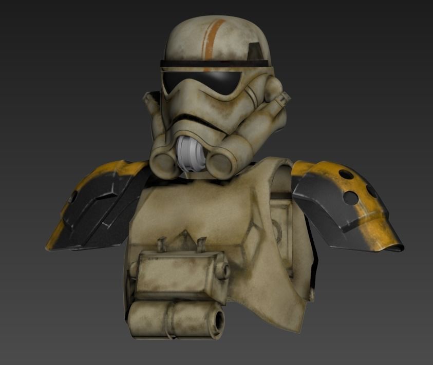 Imperial EVO trooper 15cm figure conversion 2021 3D print model_2