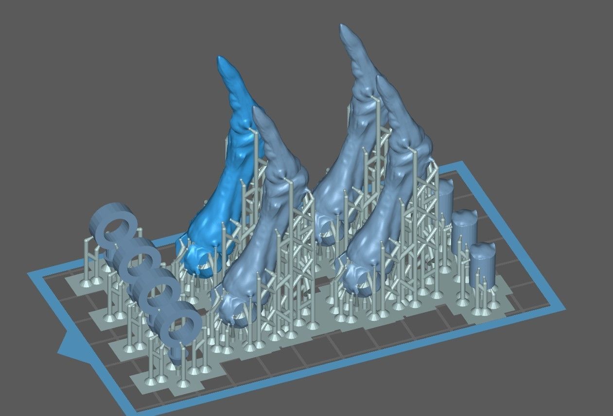 Krykna Spider Articulation figure with eggs 3D print model_8