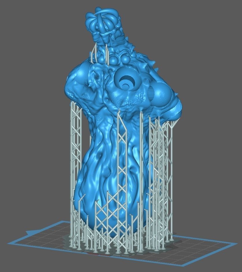 Krykna Spider Articulation figure with eggs 3D print model_6