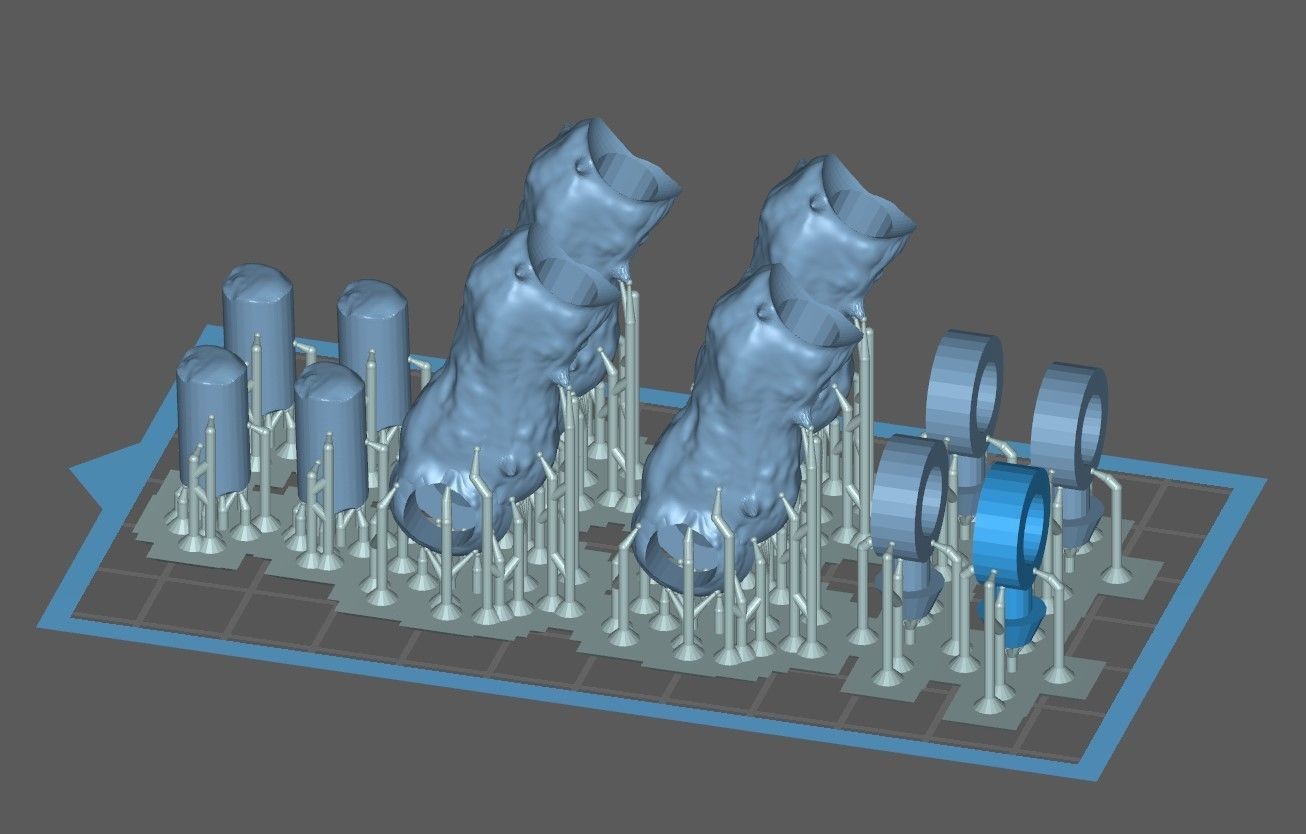 Krykna Spider Articulation figure with eggs 3D print model_7