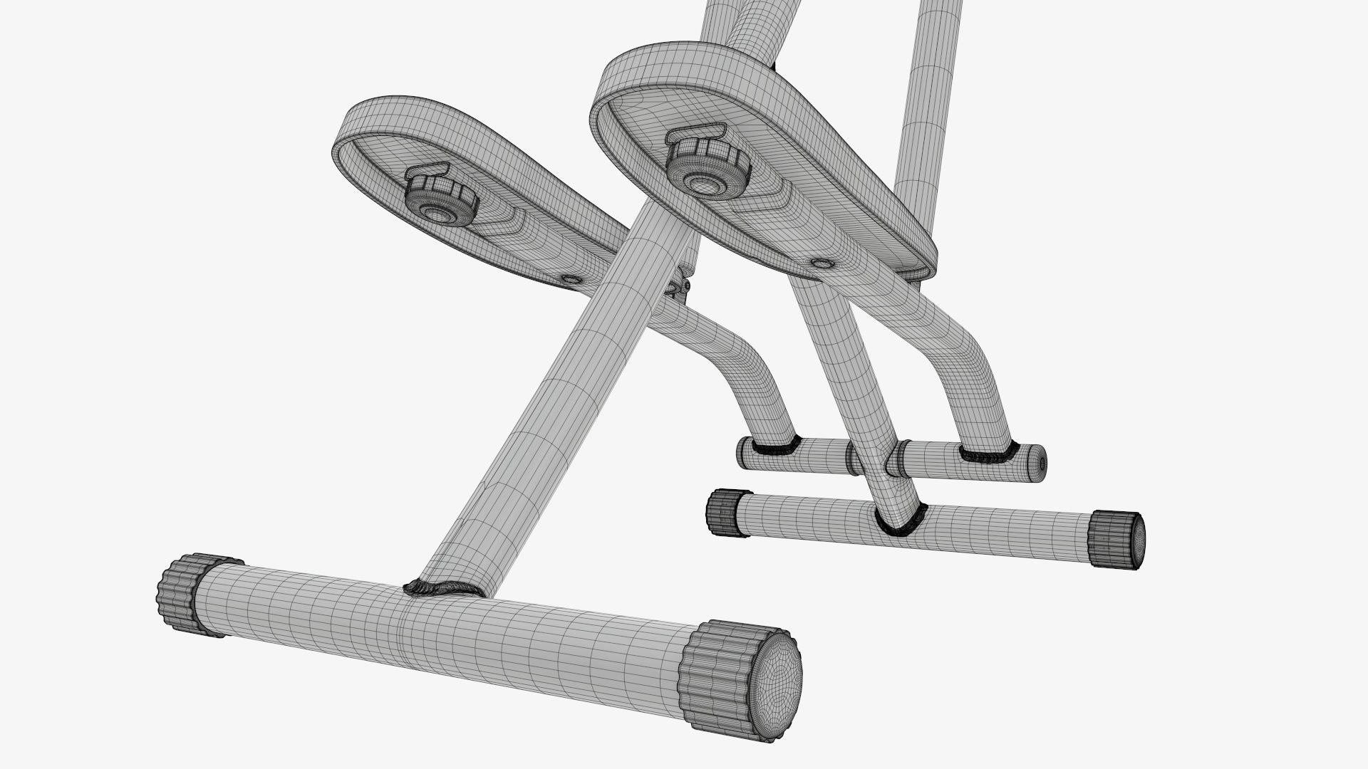 Step machine for fitness exercise 3D model_11