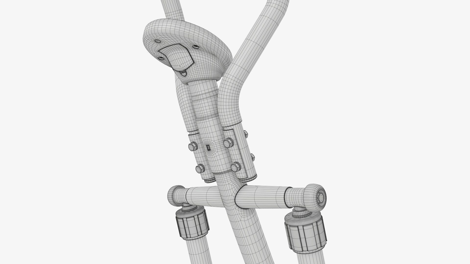 Step machine for fitness exercise 3D model_14