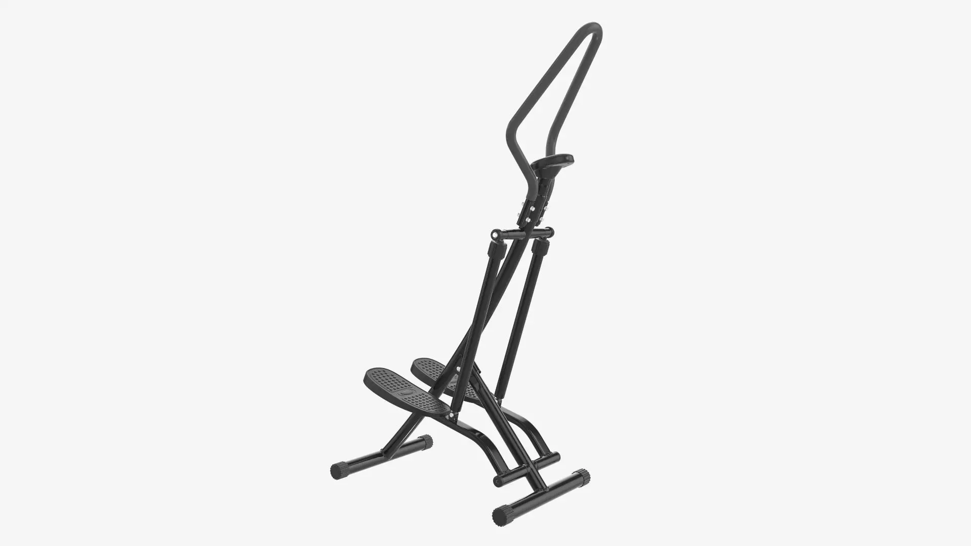 Step machine for fitness exercise 3D model_0