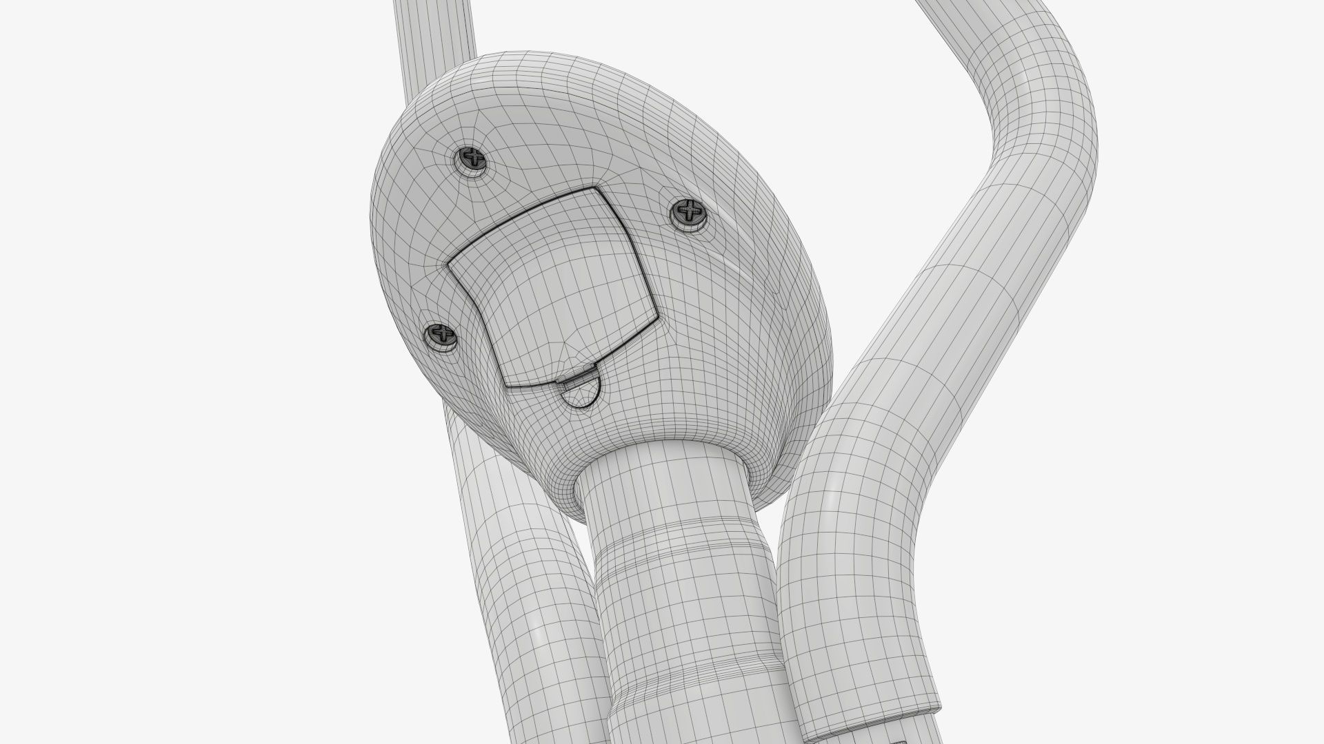 Step machine for fitness exercise 3D model_15