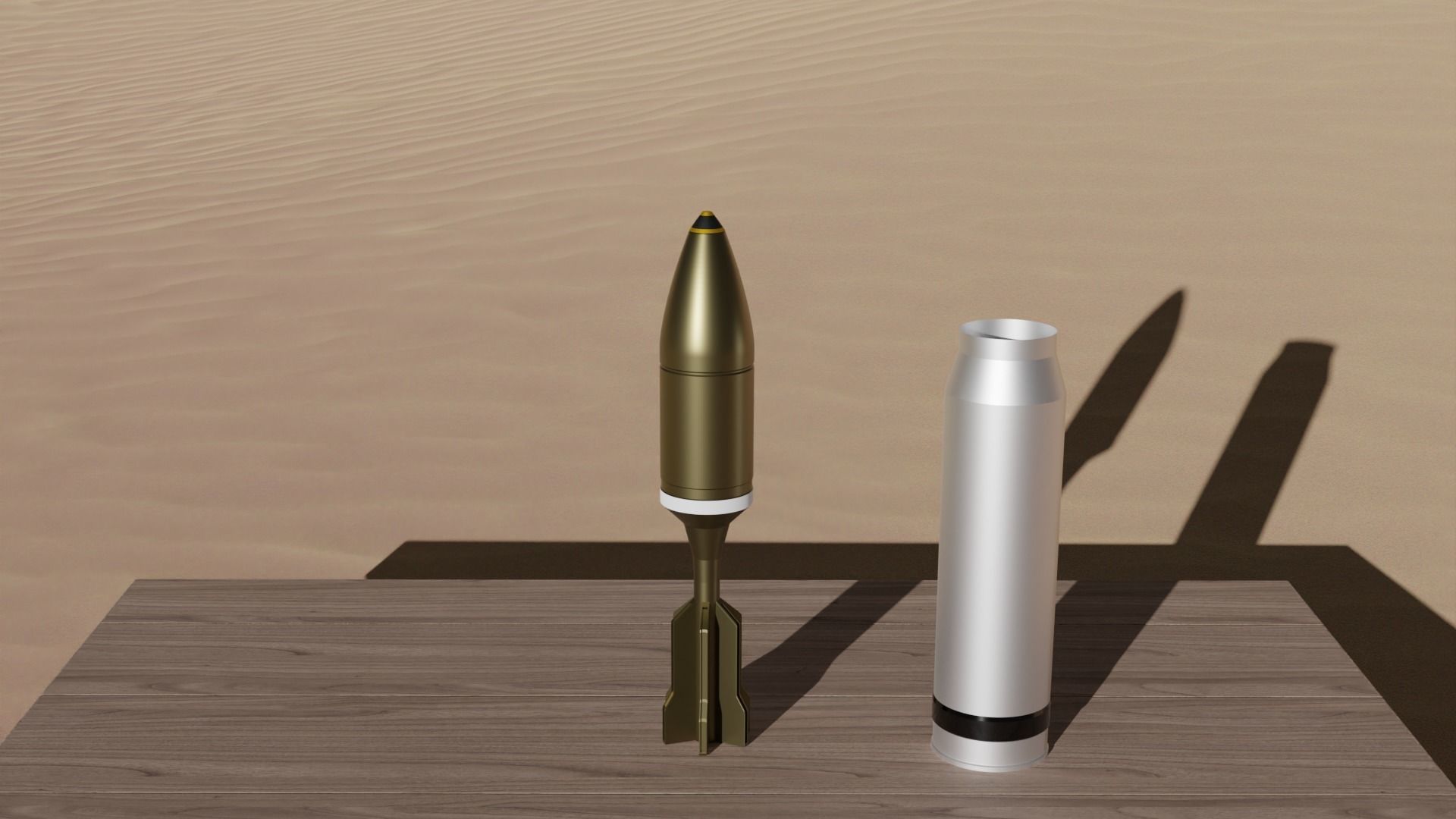 Ultimate NATO Tank Shells Pack 3D model_5