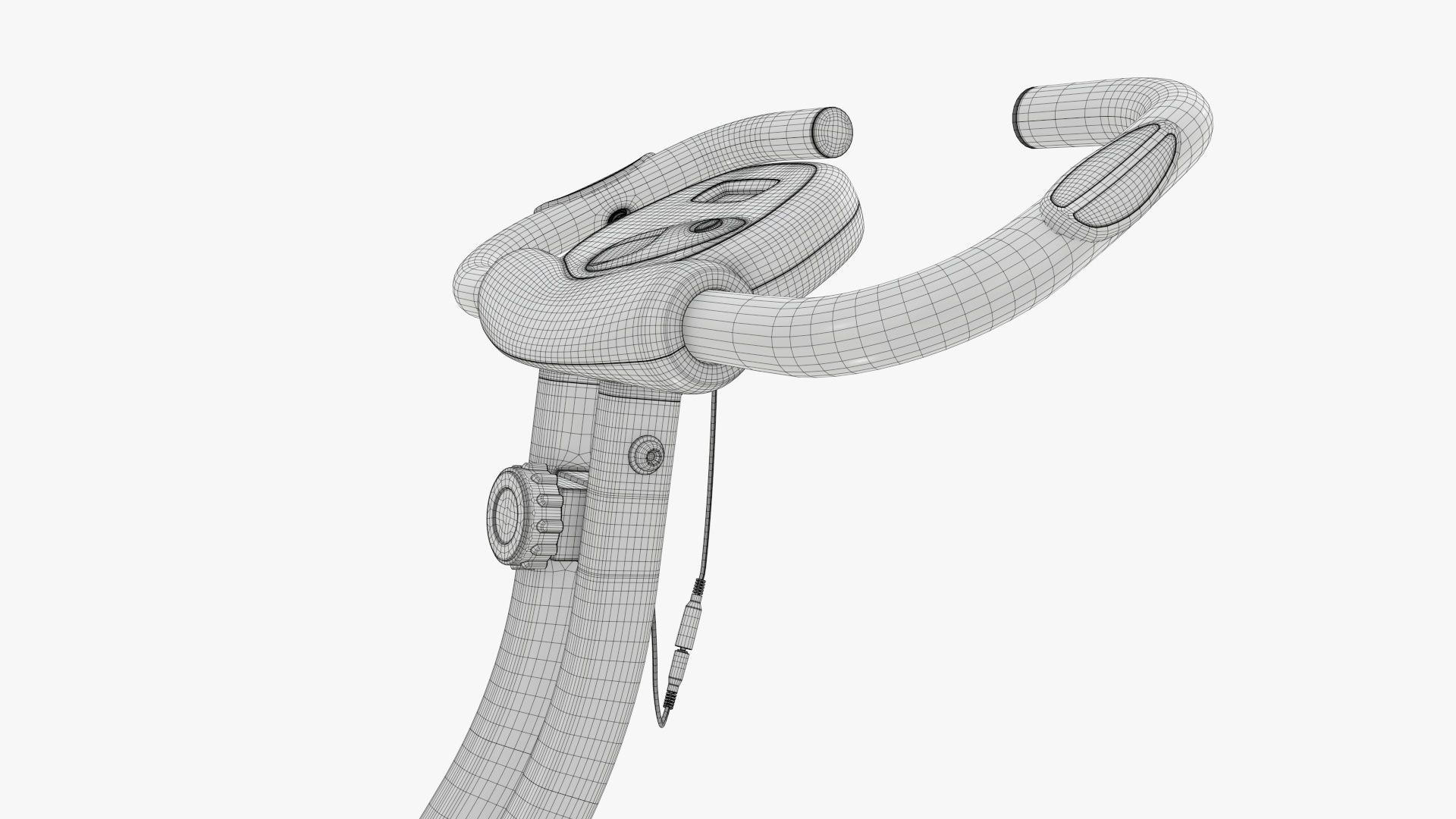 Fitness bike trainer folding 3D model_18