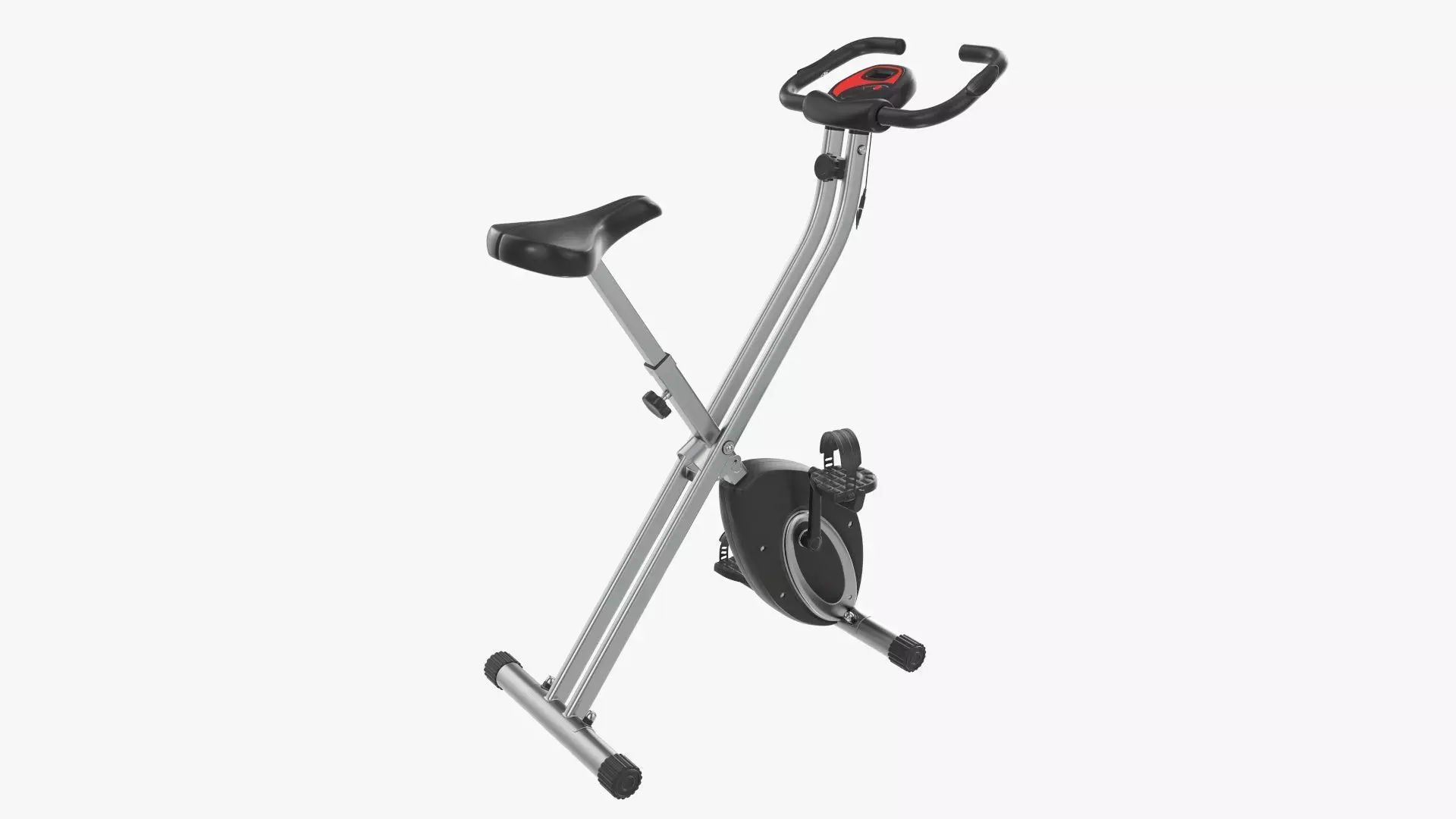 Fitness bike trainer folding 3D model_0