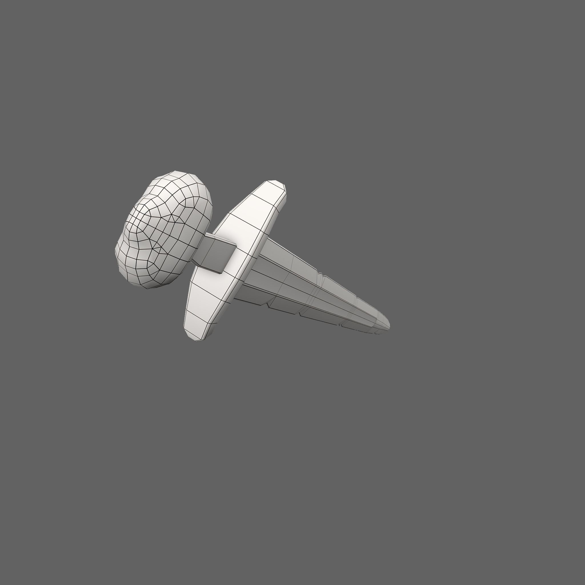 Anglo Saxon Sword  Low-poly 3D model_29
