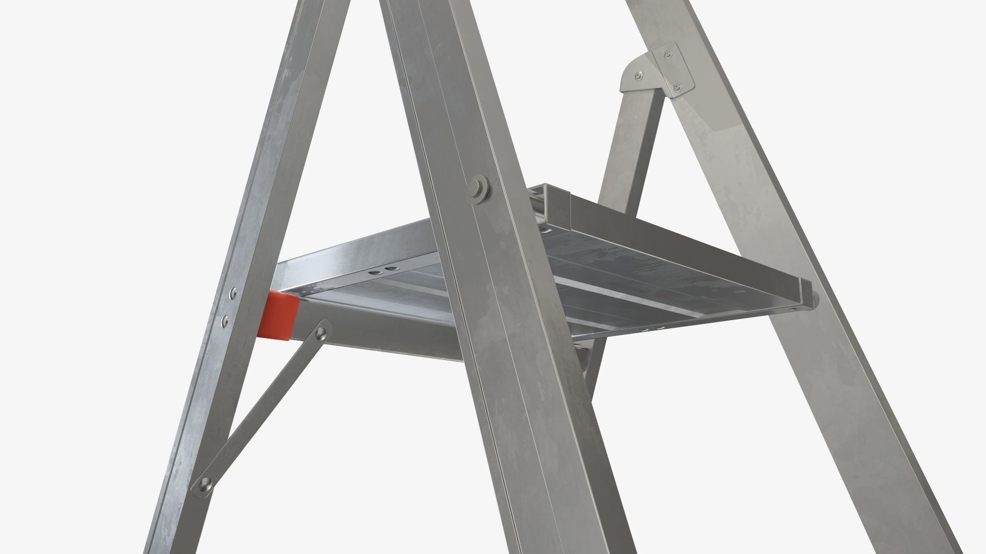 Foldable lightweight stepladder 3D model_5