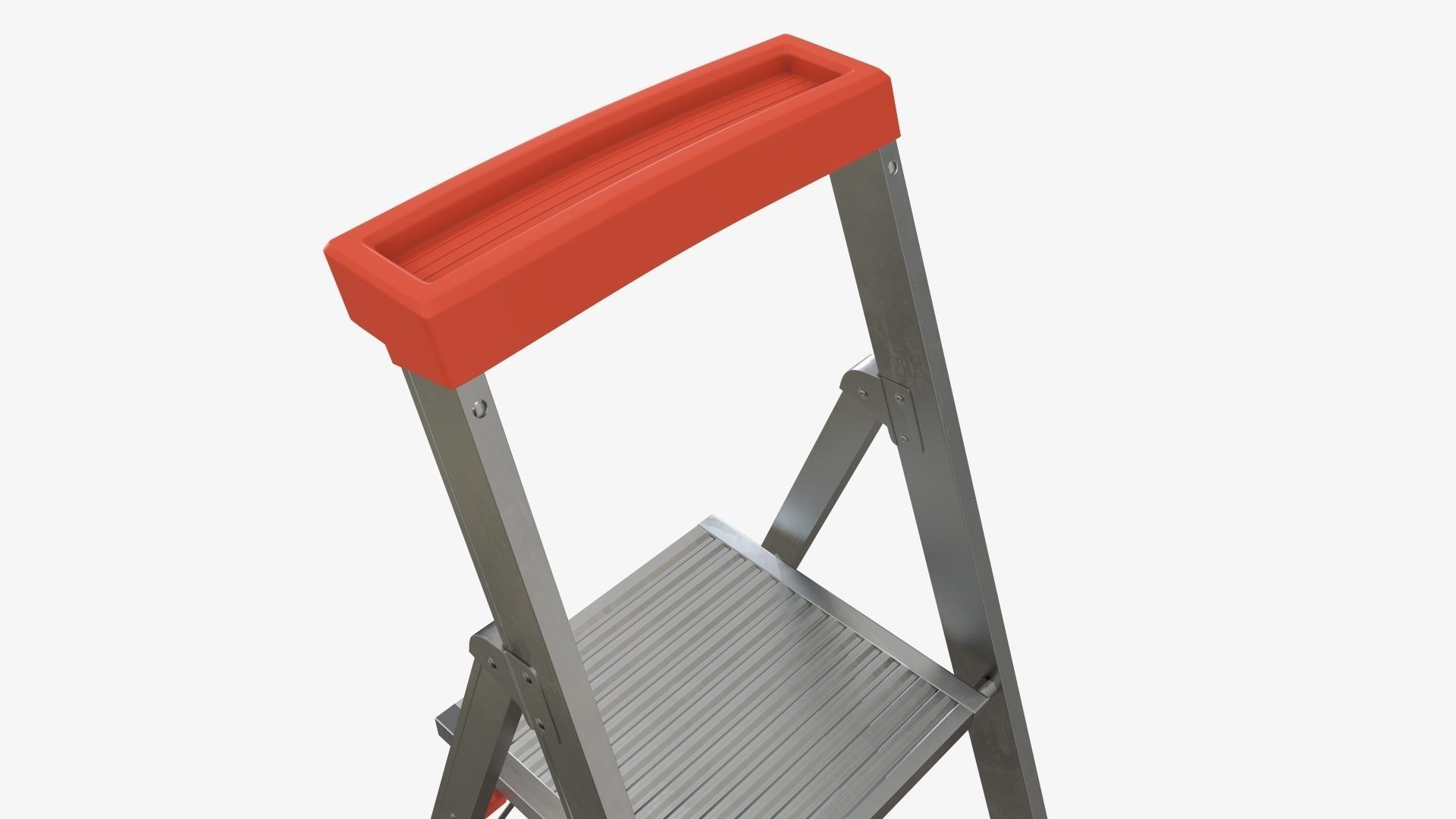 Foldable lightweight stepladder 3D model_7