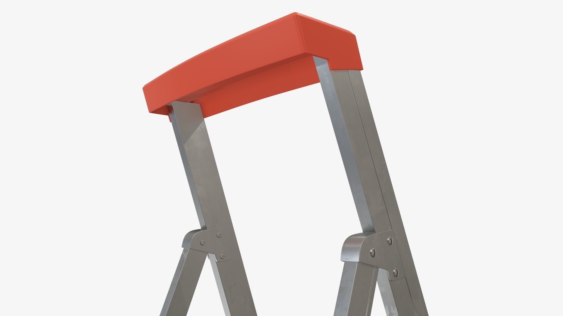 Foldable lightweight stepladder 3D model_6
