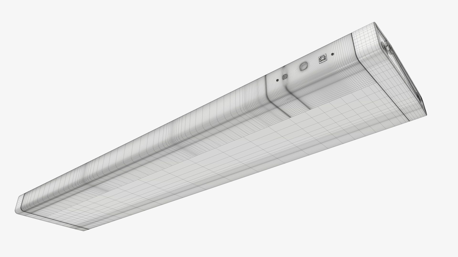 Master midi keyboard 61 key 3D model_12