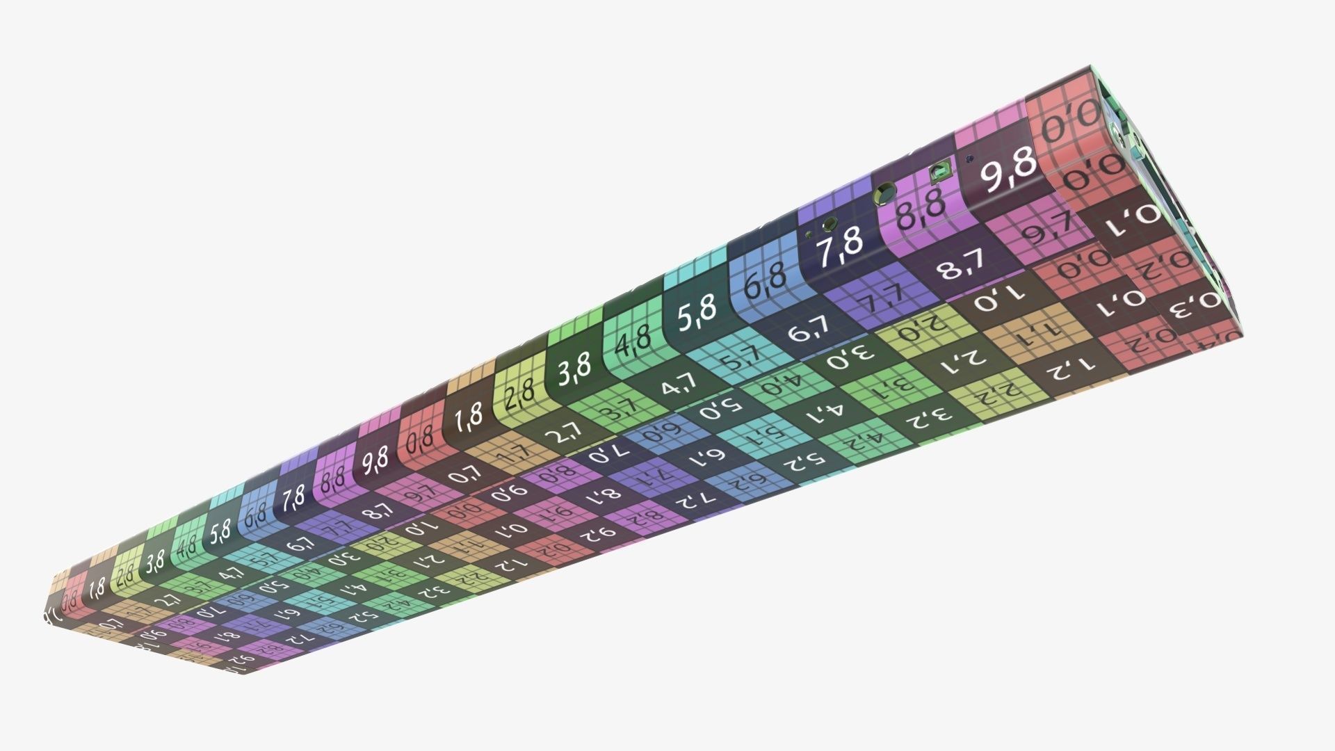 Master midi keyboard 61 key 3D model_18