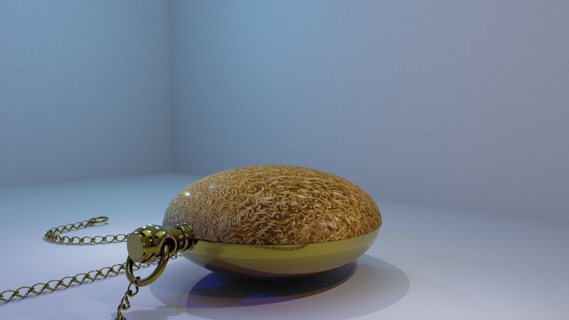 watch pocket watch Low-poly 3D model_13