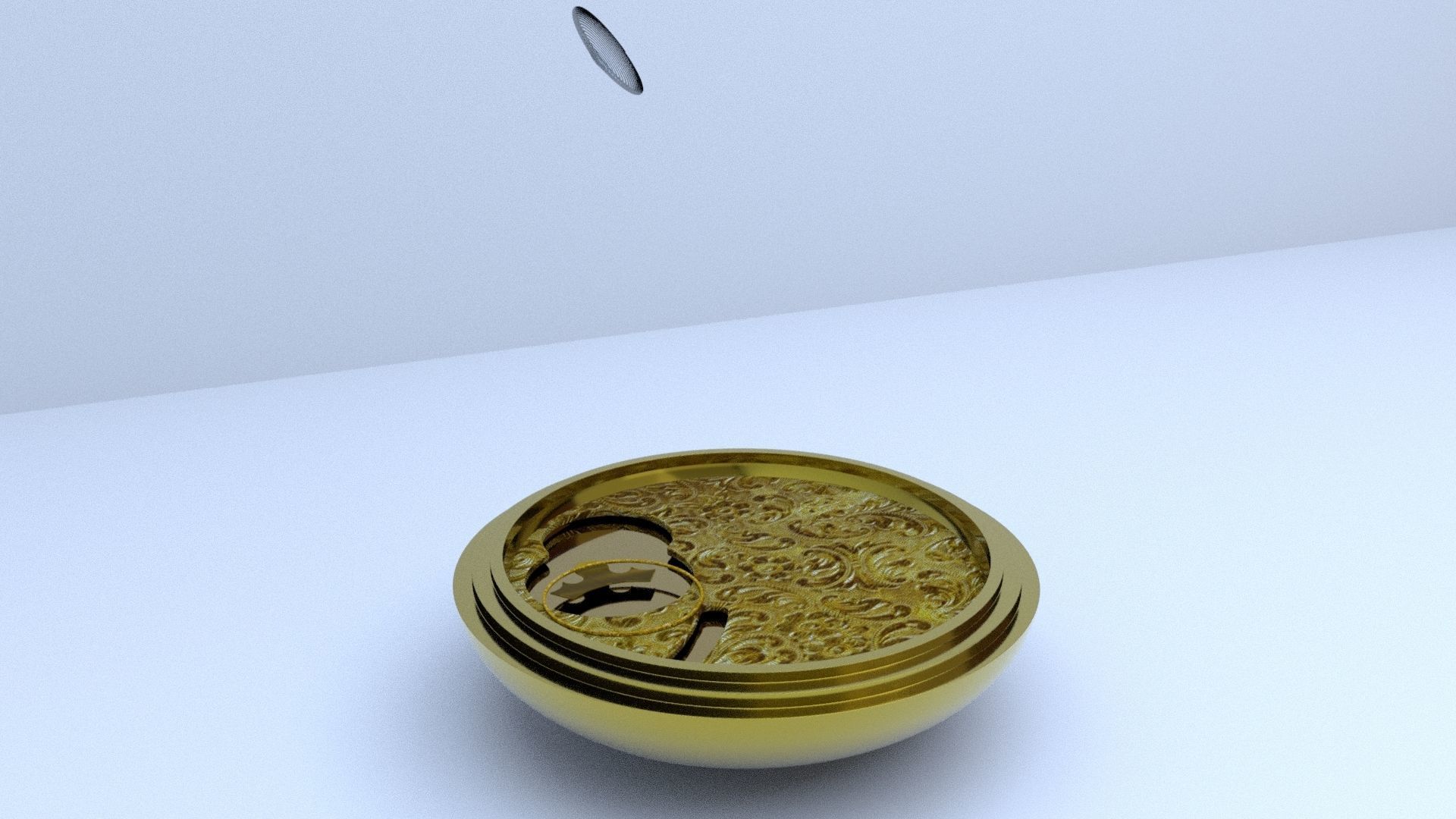 watch pocket watch Low-poly 3D model_5