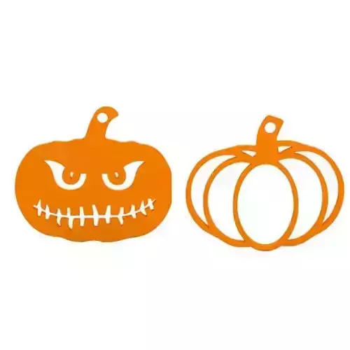 Earrings halloween pumpkins