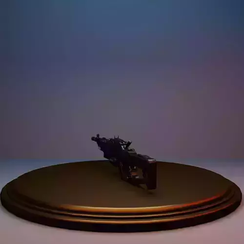 gun fbx obj mb ma model texture 