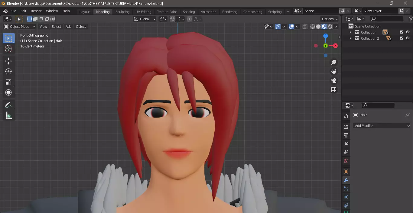 Olden Warrior stylized character 4 Free low-poly 3D model