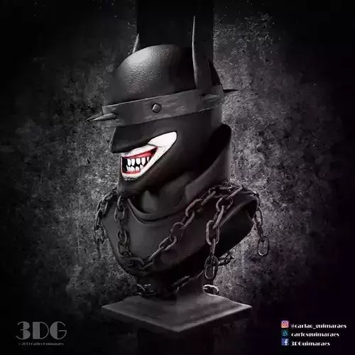 The Batman Who Laughs 3D model The Batman Who Laughs 3D model