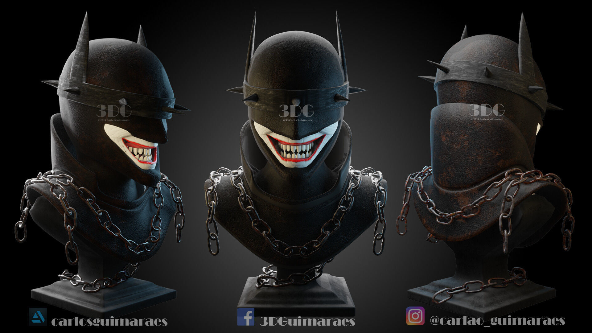 The Batman Who Laughs 3D model_2