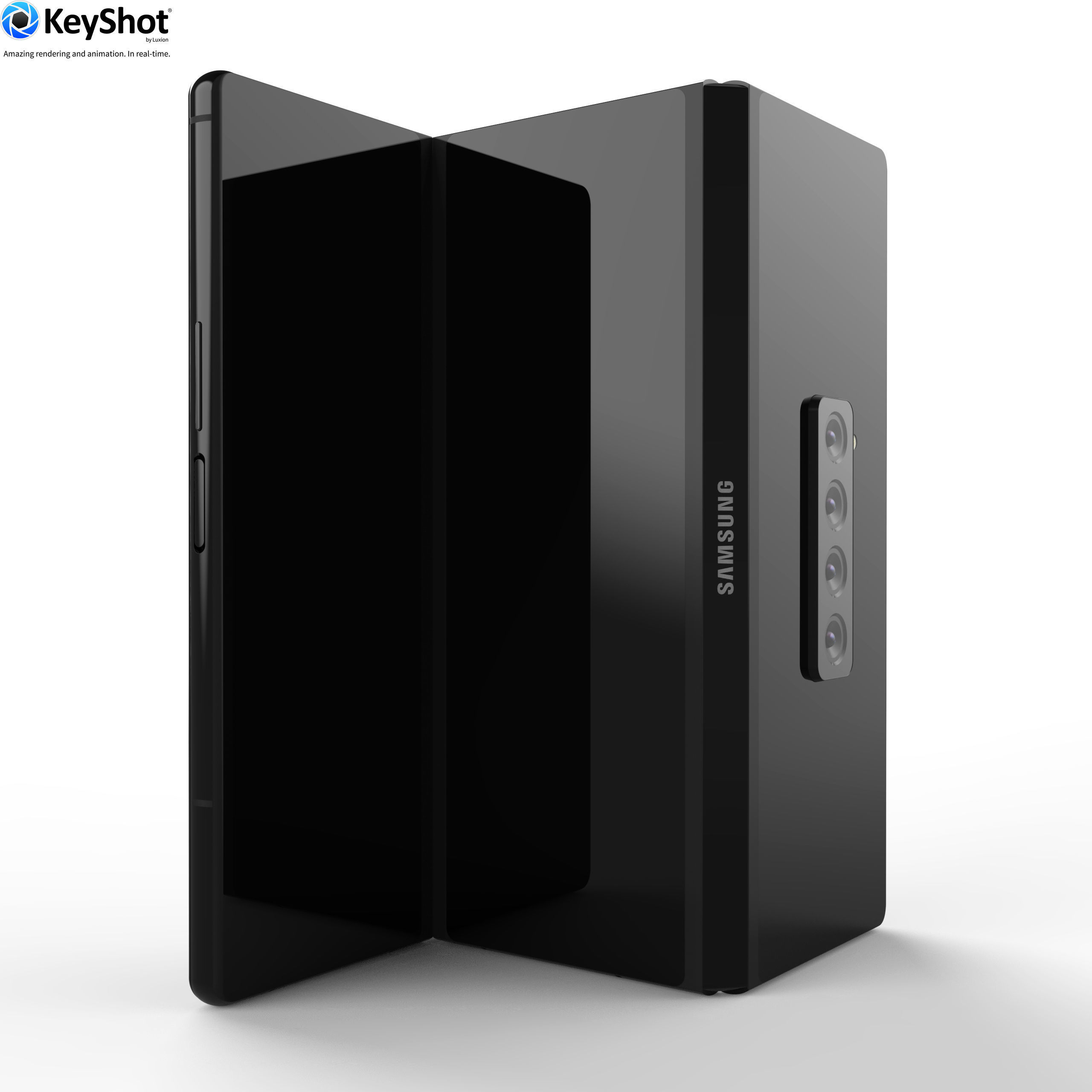 Samsung Galaxy Fold 3 concept 3D model_10