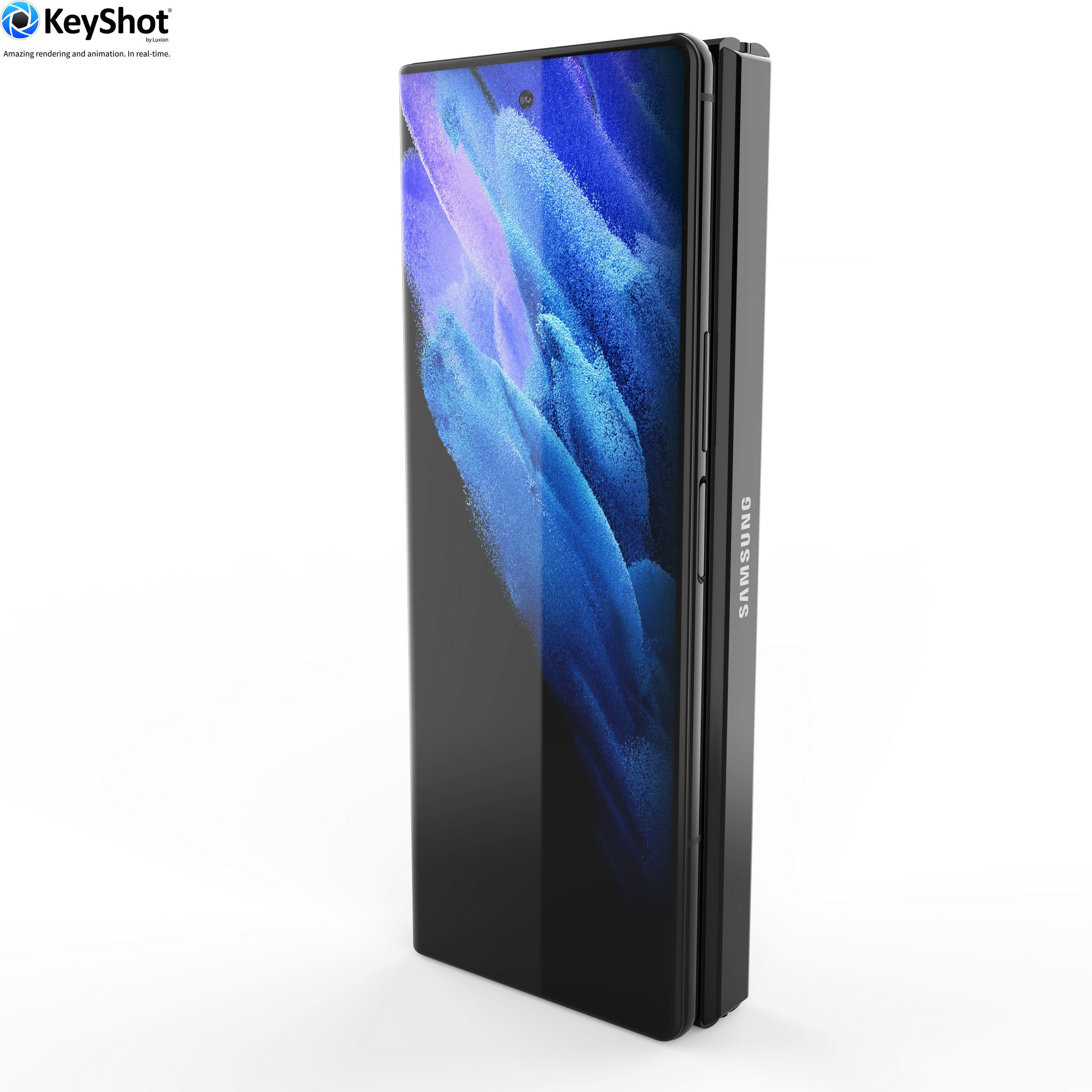 Samsung Galaxy Fold 3 concept 3D model_5