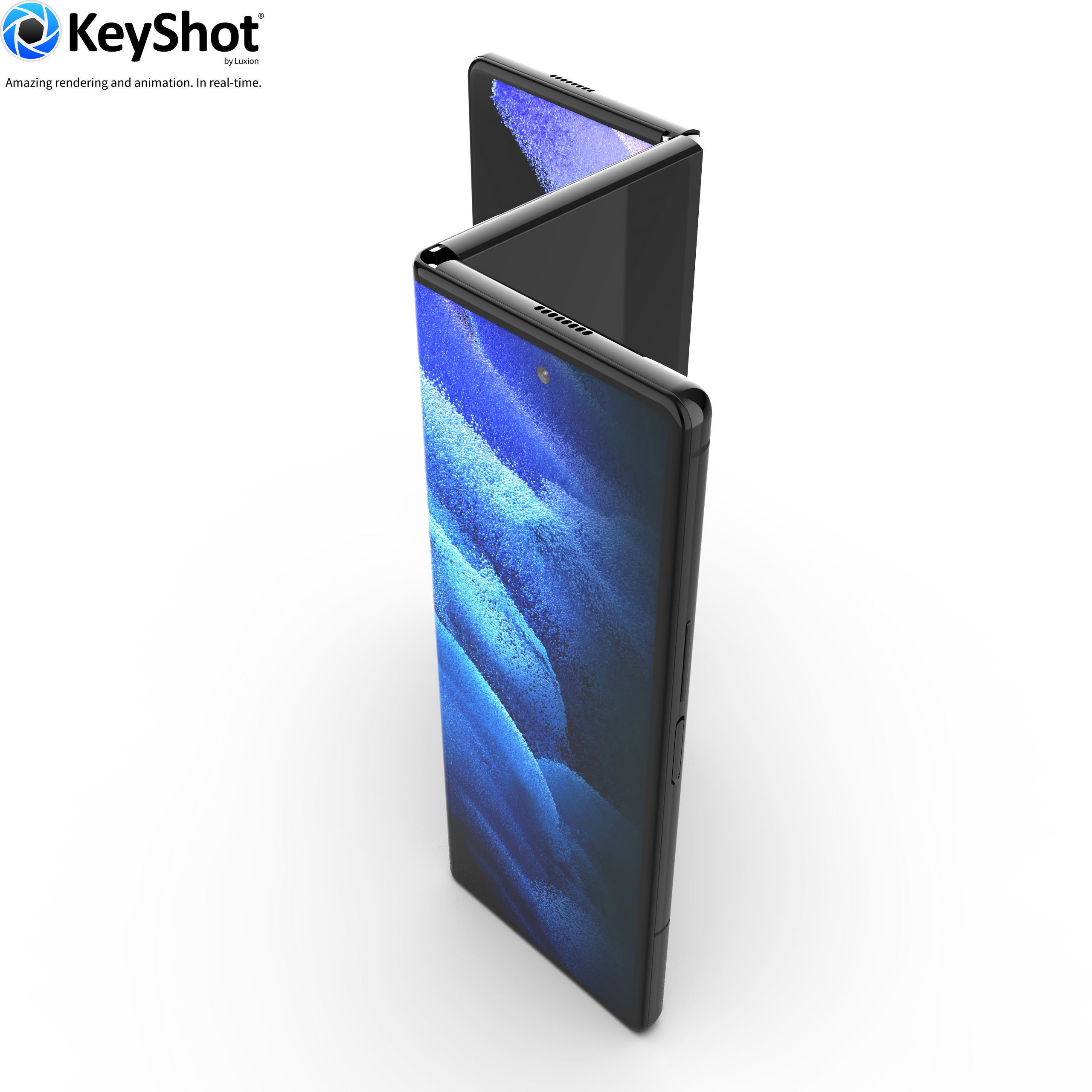 Samsung Galaxy Fold 3 concept 3D model_11