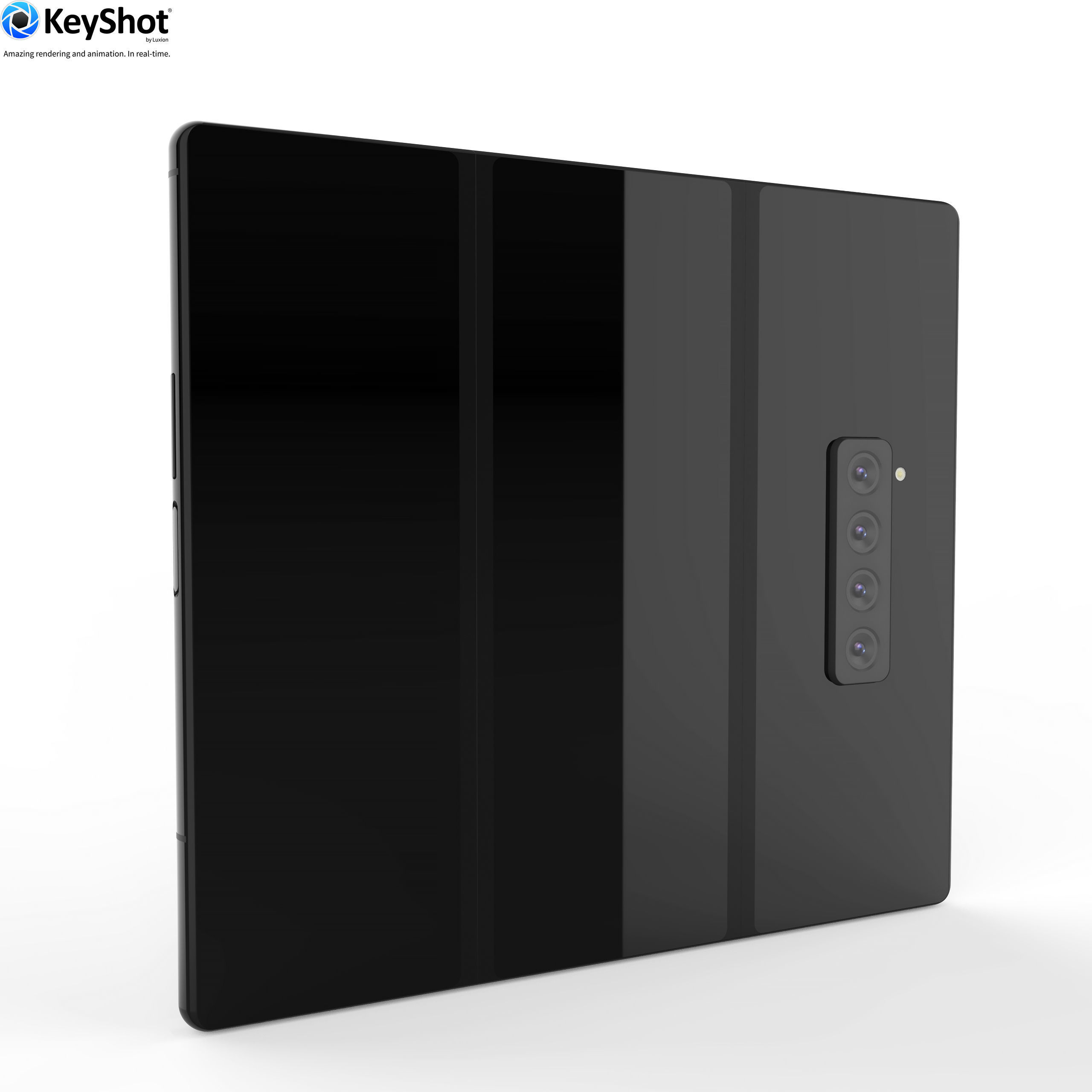 Samsung Galaxy Fold 3 concept 3D model_8