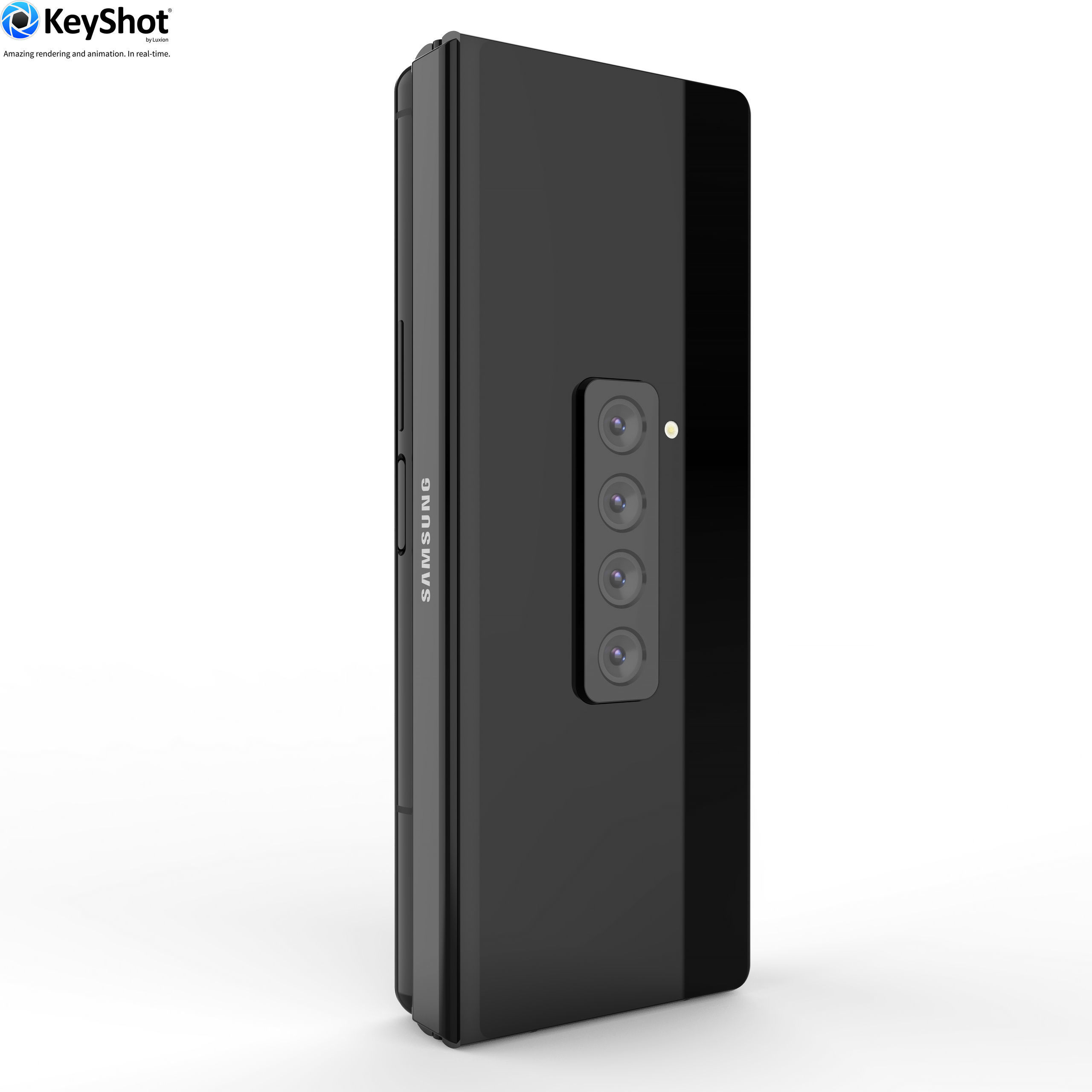 Samsung Galaxy Fold 3 concept 3D model_4