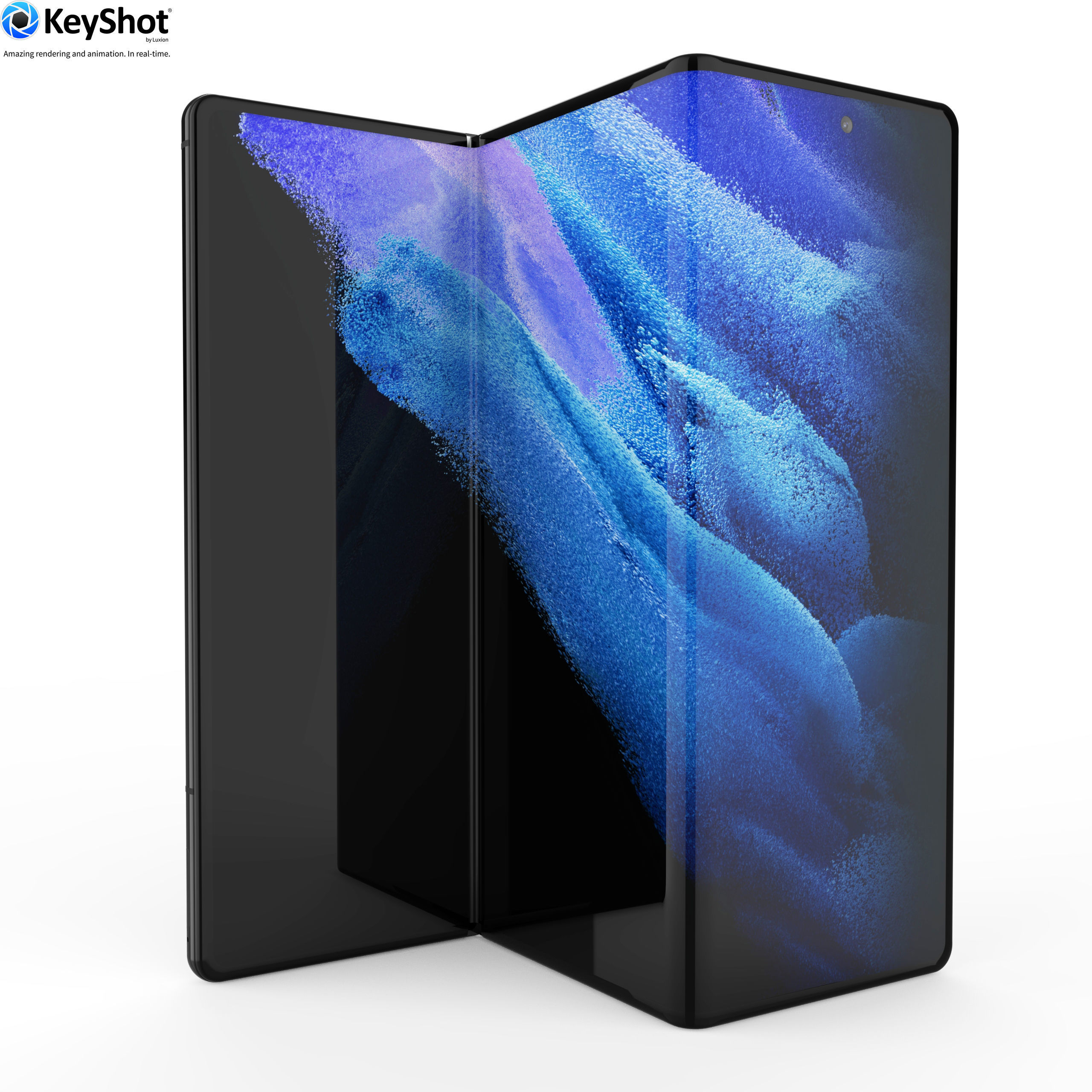 Samsung Galaxy Fold 3 concept 3D model_7