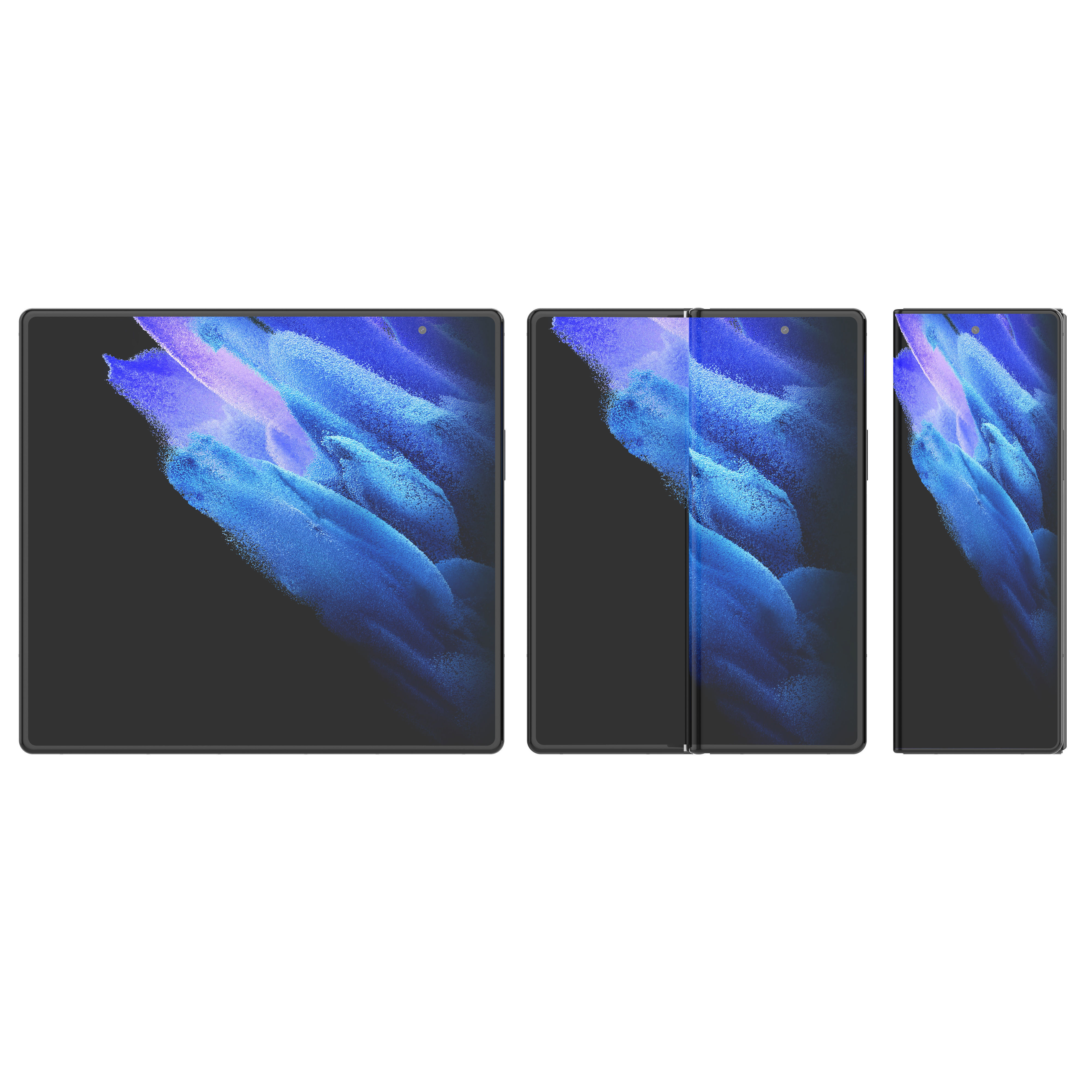 Samsung Galaxy Fold 3 concept 3D model_3