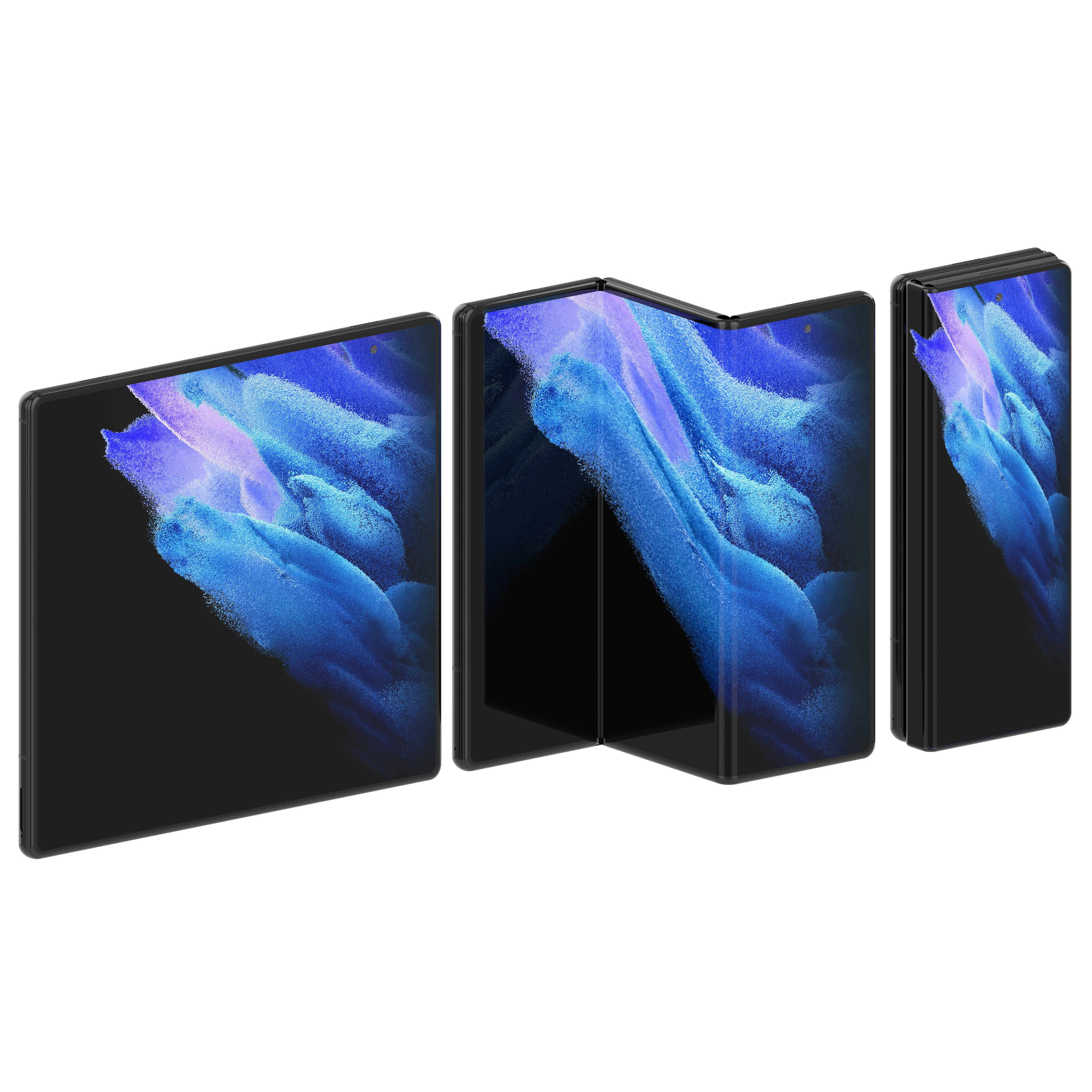 Samsung Galaxy Fold 3 concept 3D model_1