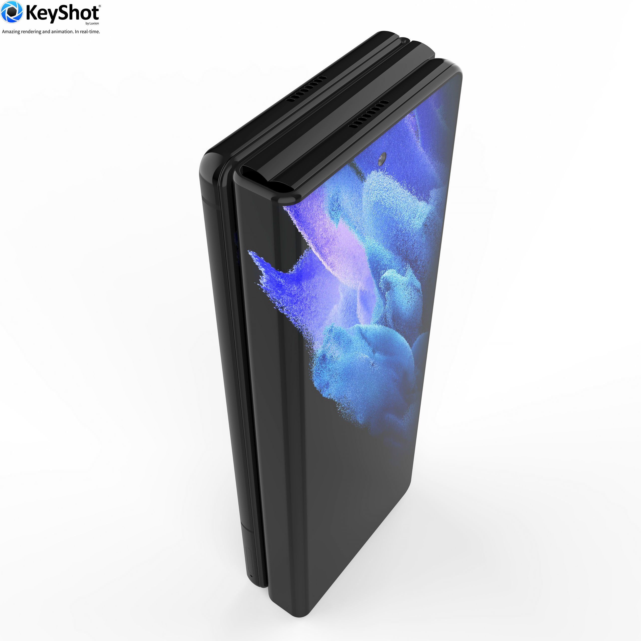 Samsung Galaxy Fold 3 concept 3D model_9