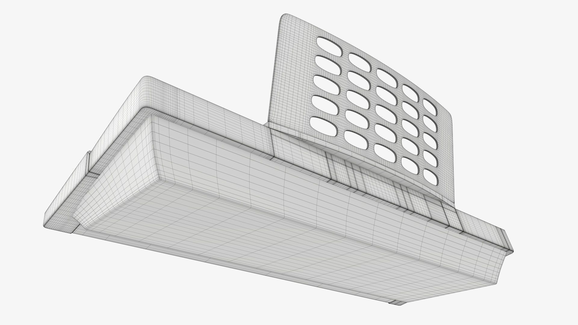 Home music keyboard synthesizer 3D model_9