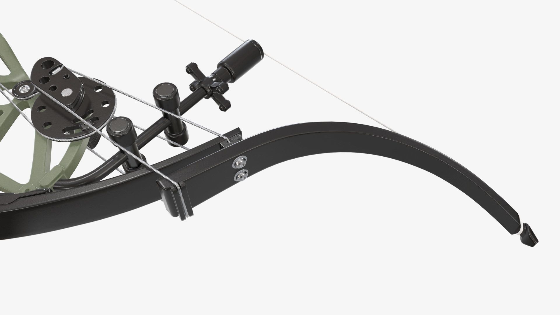 Compound lever action bow 3D model_4