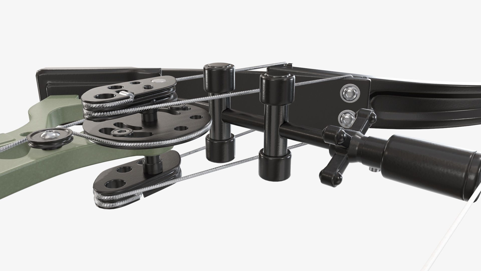 Compound lever action bow 3D model_11