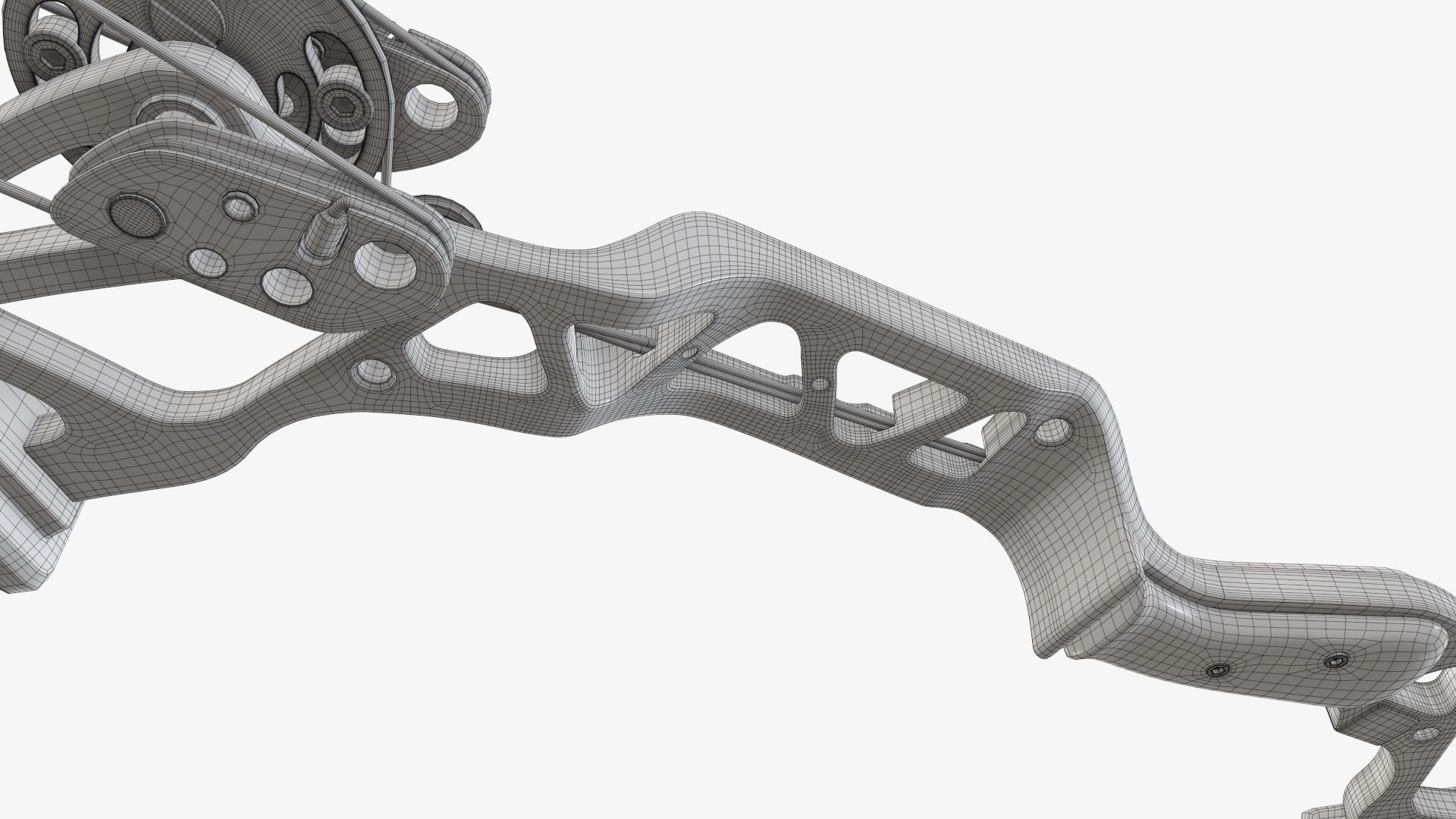 Compound lever action bow 3D model_29