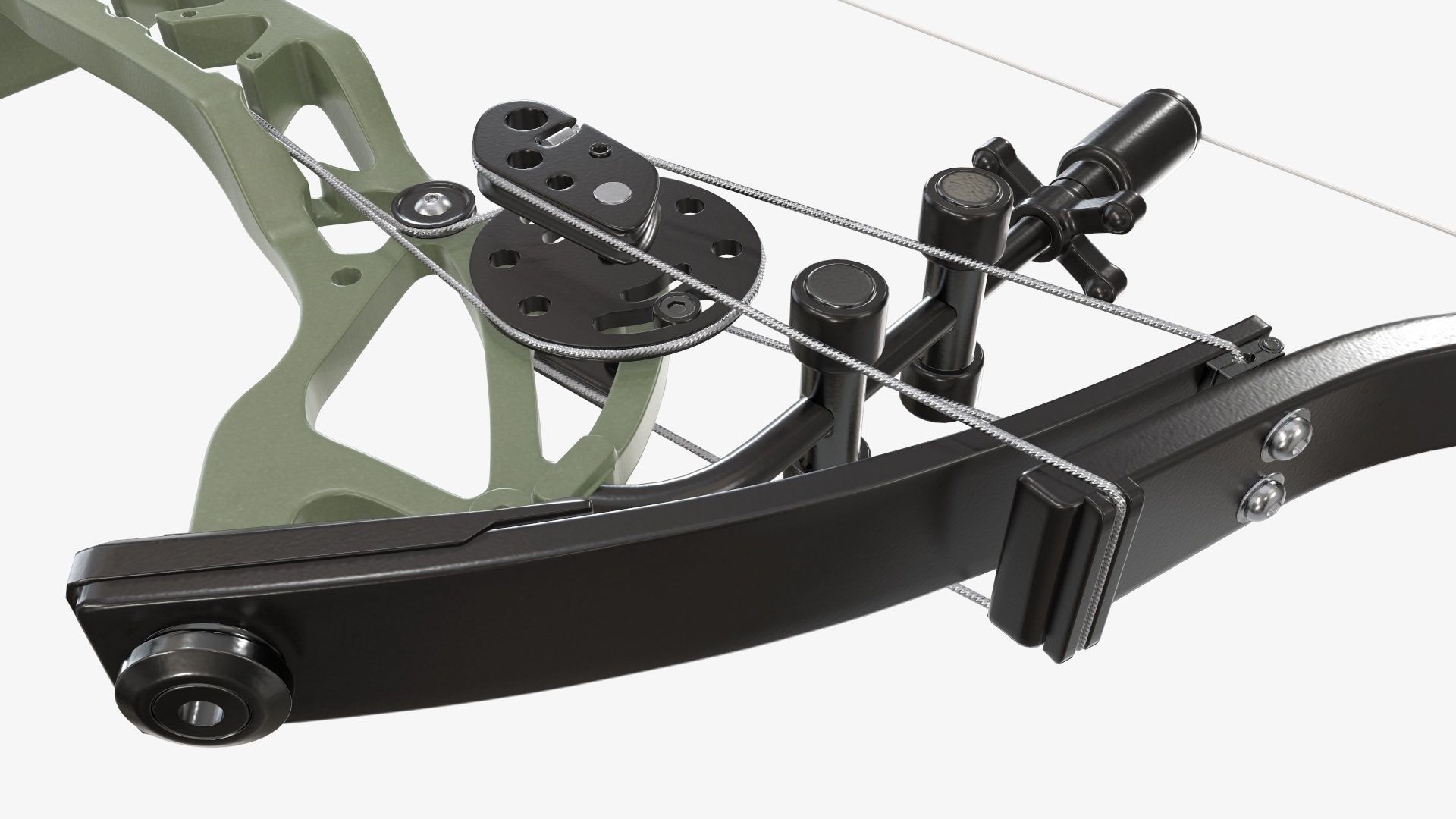 Compound lever action bow 3D model_6