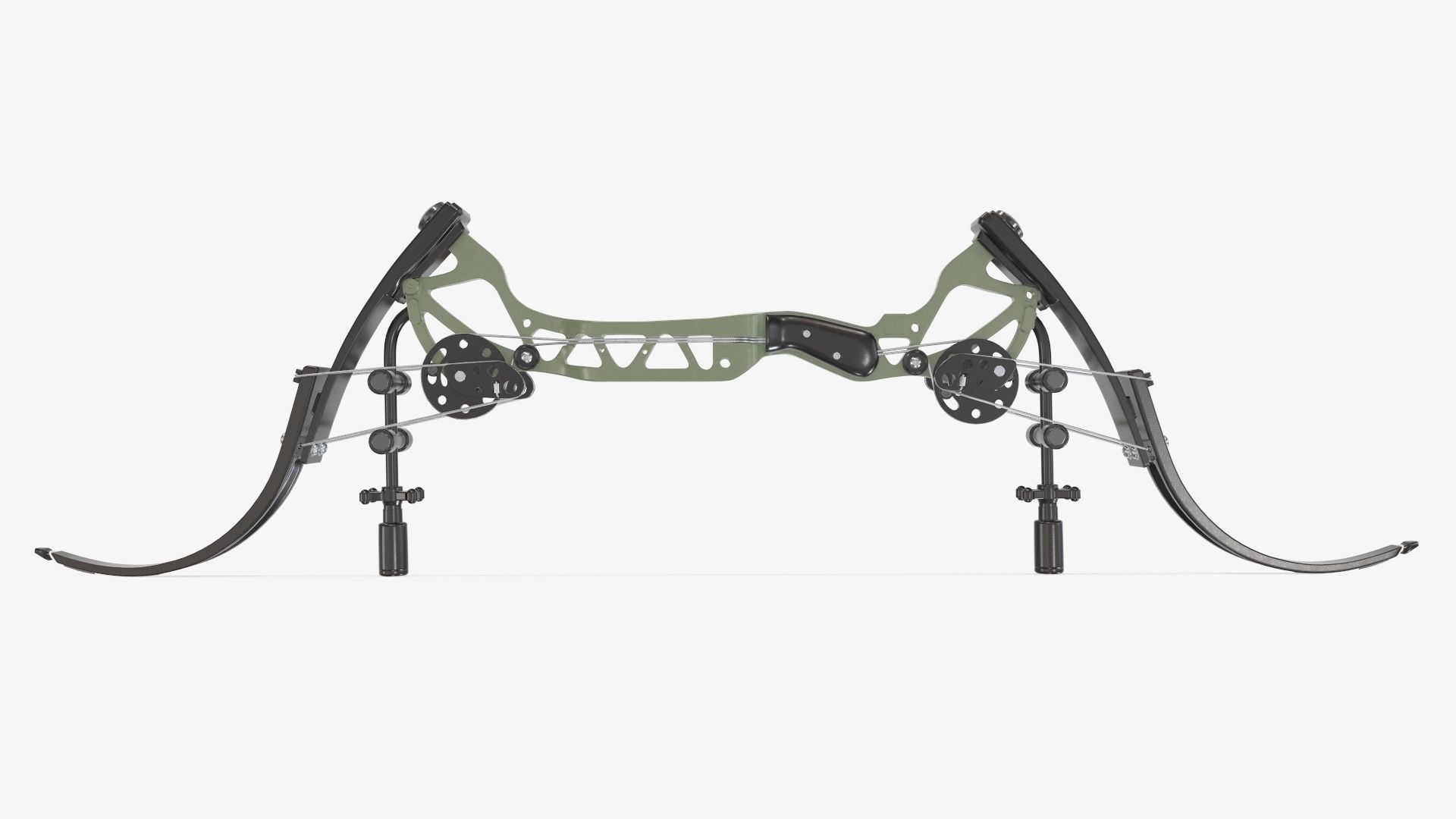 Compound lever action bow 3D model_3