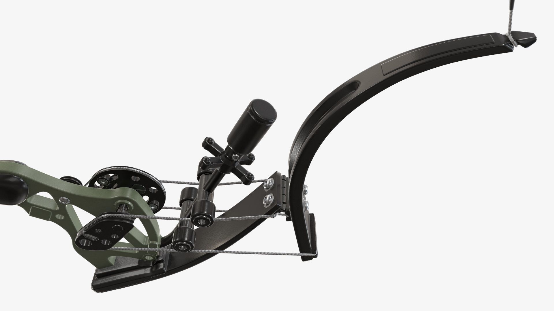 Drawn lever action compound bow 3D model_15