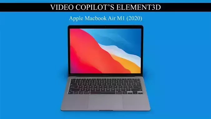Element3D - Macbook Air M1 2020 3D model