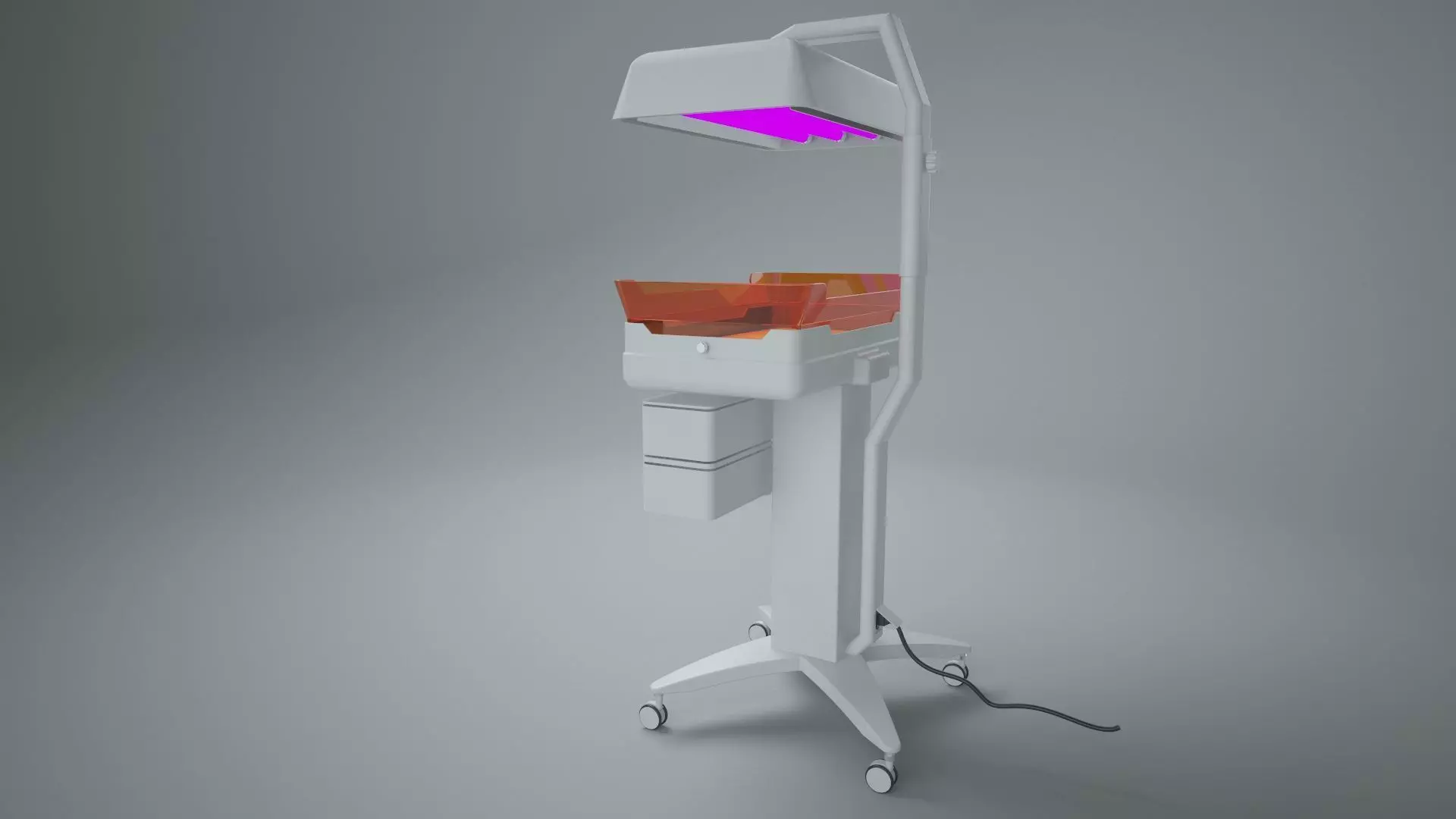 neonatal incubator 3D model