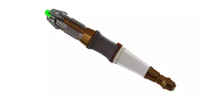 11th Doctors Sonic Screwdriver - Matt Smith Low-poly 3D model